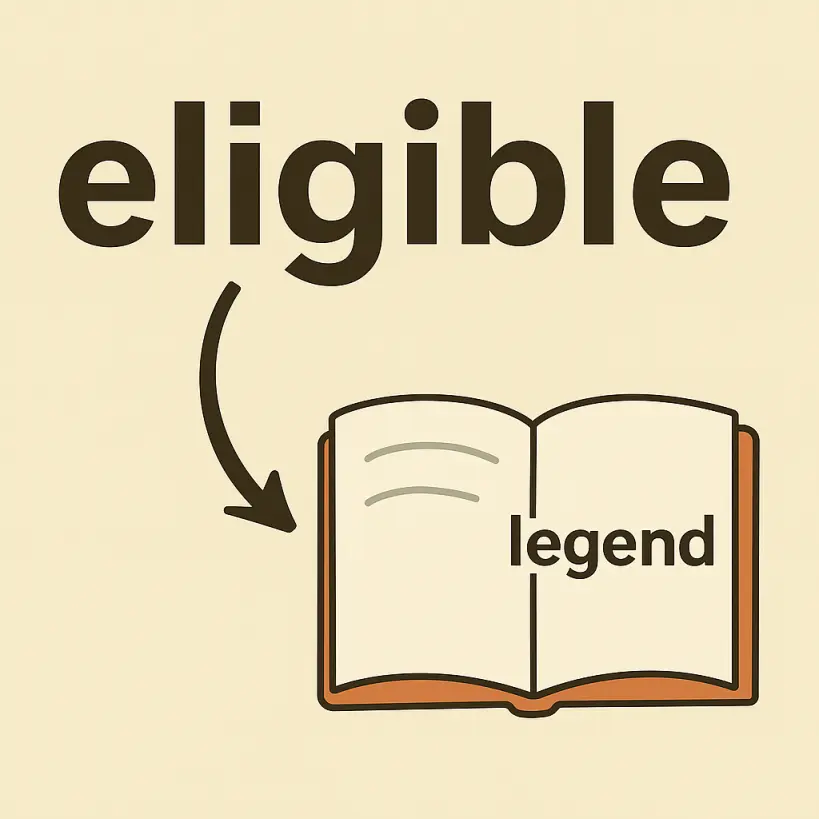 eligibleの意味をわかりやすく説明 一夜漬け英単語記憶術 語源