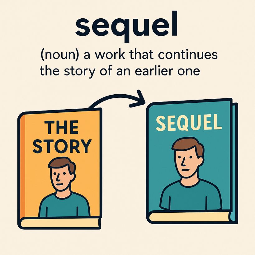 sequelの意味をわかりやすく説明 一夜漬け英単語記憶術 語源 TOIEC・英検対策に