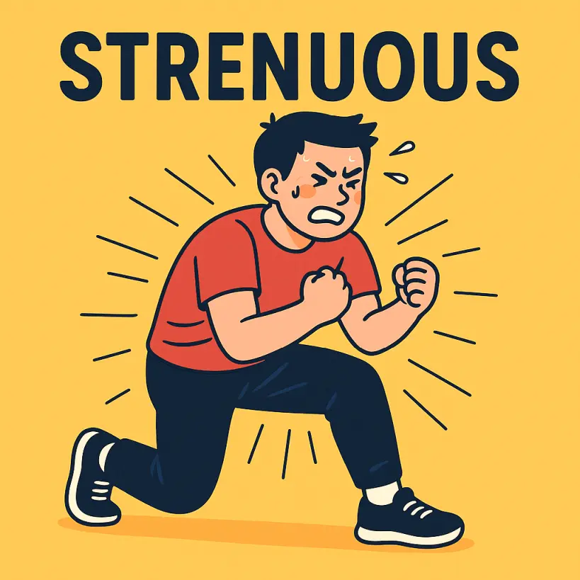 strenuousの意味をわかりやすく説明 一夜漬け英単語記憶術 語源