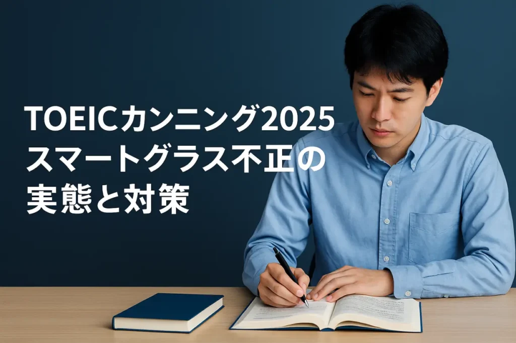 TOEICカンニング2025|スマートグラス不正の実態と対策