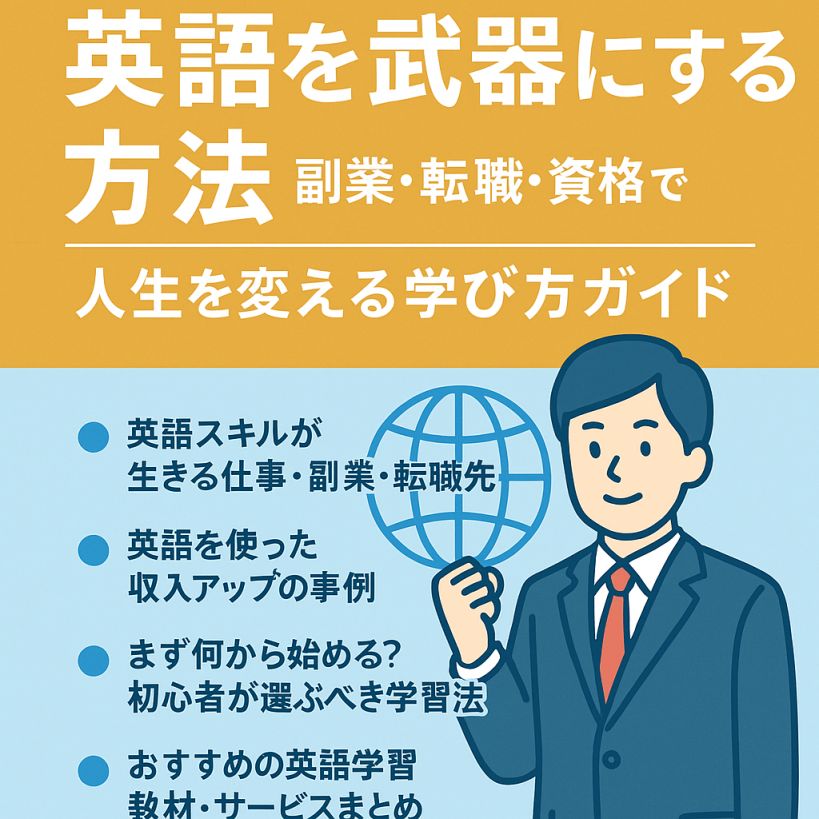 英語を武器にする方法|副業・転職・資格で人生を変える学び方ガイド