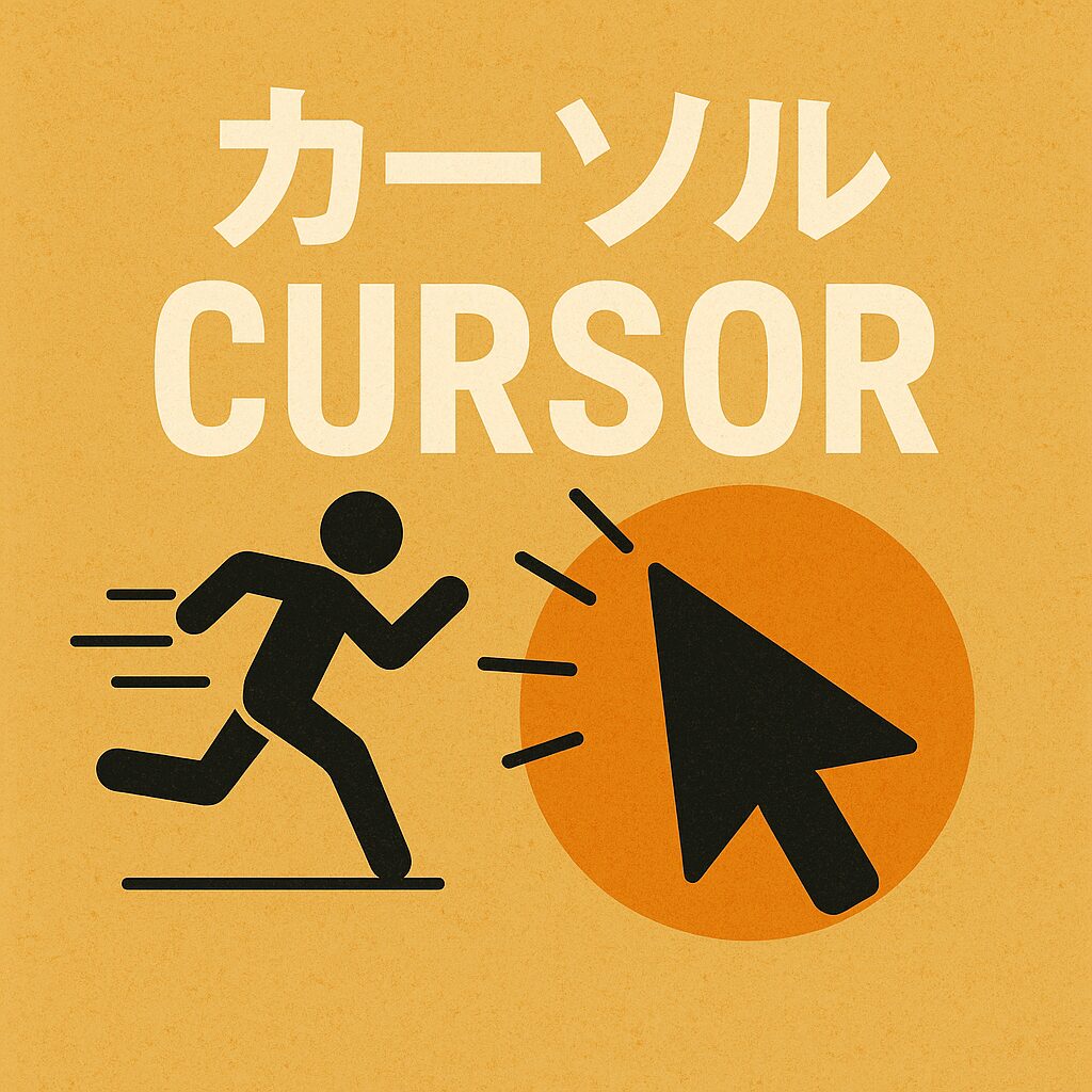 【語源でわかる英単語】cursorの本当の意味|カーソルはなぜ「走る人」なのか?