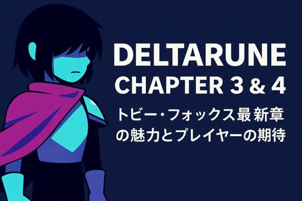 DELTARUNE Chapter 3 & 4|トビー・フォックス最新章の魅力とプレイヤーの期待