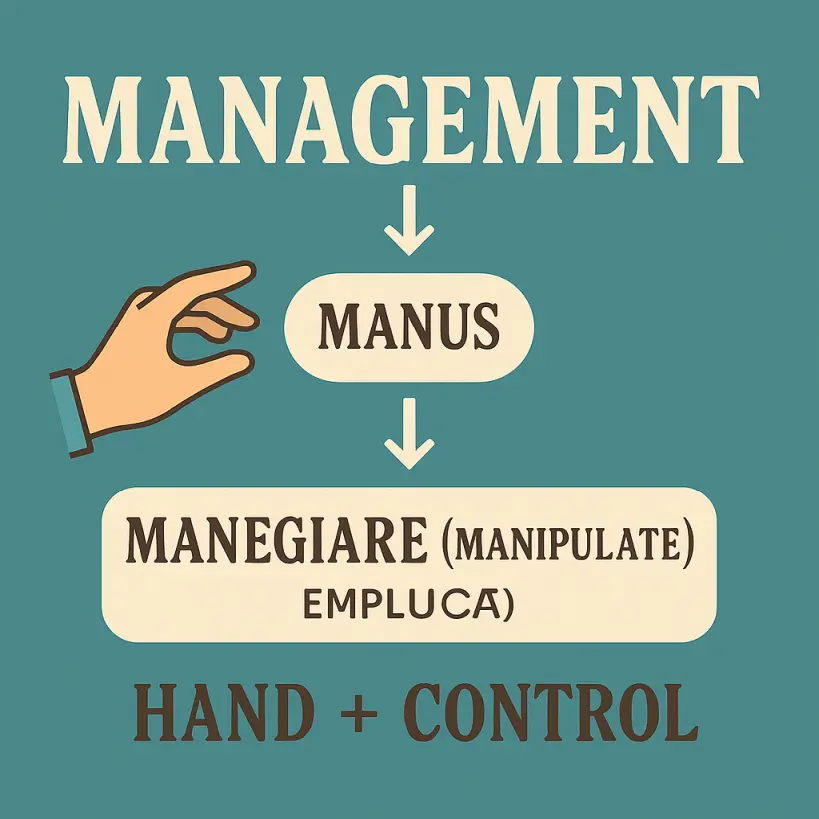 【語源で覚える英単語】managementの意味と語源|金のフレーズ p.18-19収録