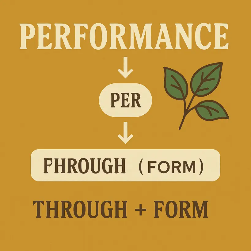 【語源で覚える英単語】performanceの意味と語源を解説|金のフレーズ p.18-19収録