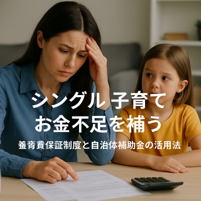 シングル 子育て お金不足を補う養育費保証制度と自治体補助金の活用法