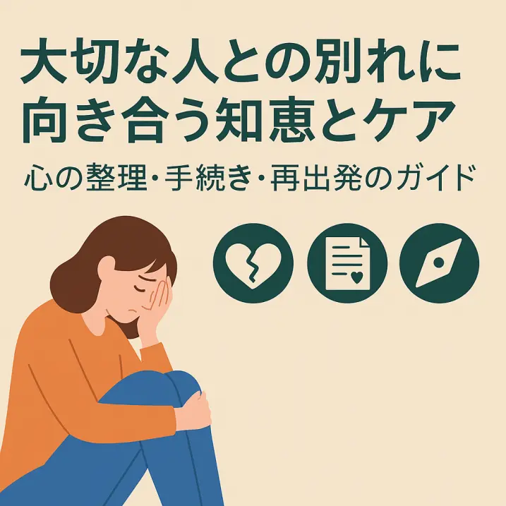大切な人との別れに向き合う知恵とケア|心の整理・手続き・再出発のガイド
