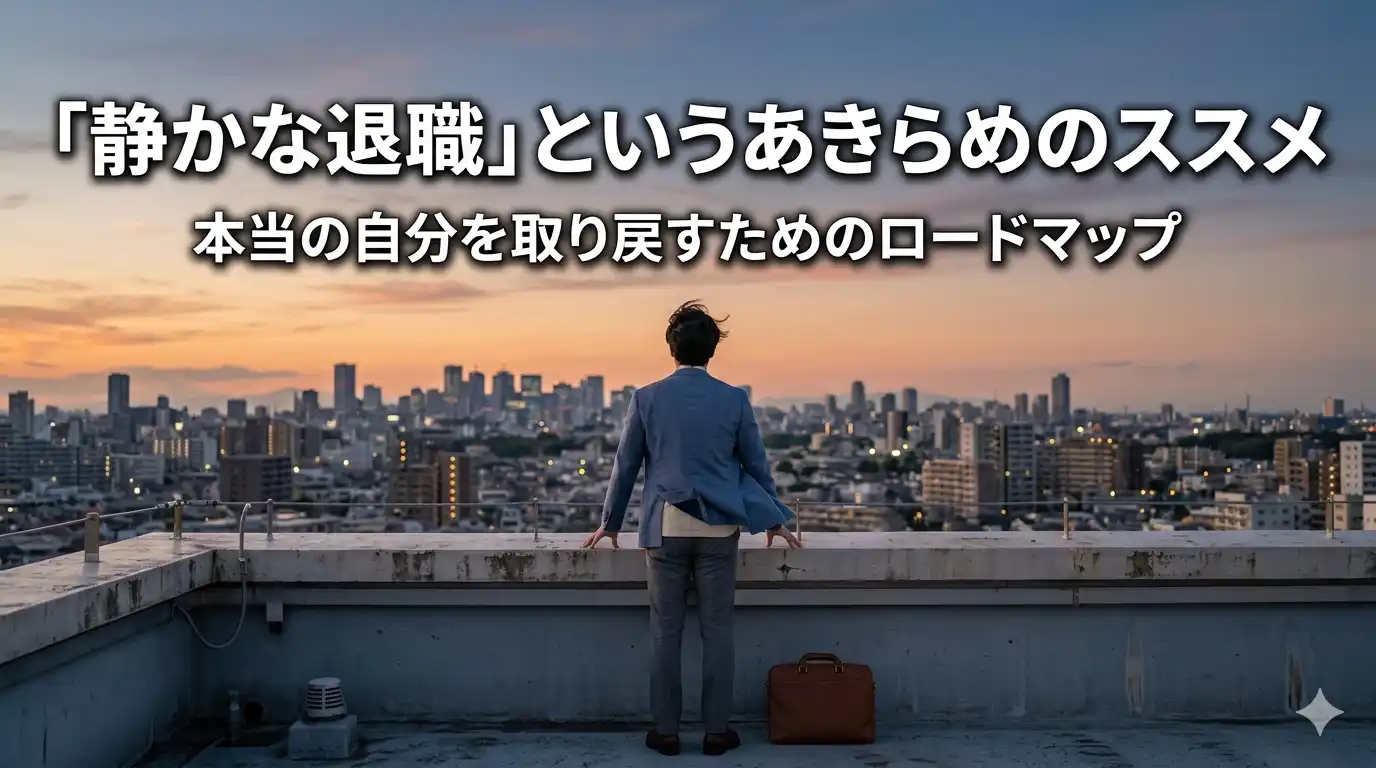 「静かな退職」というあきらめのススメ：本当の自分を取り戻すためのロードマップ