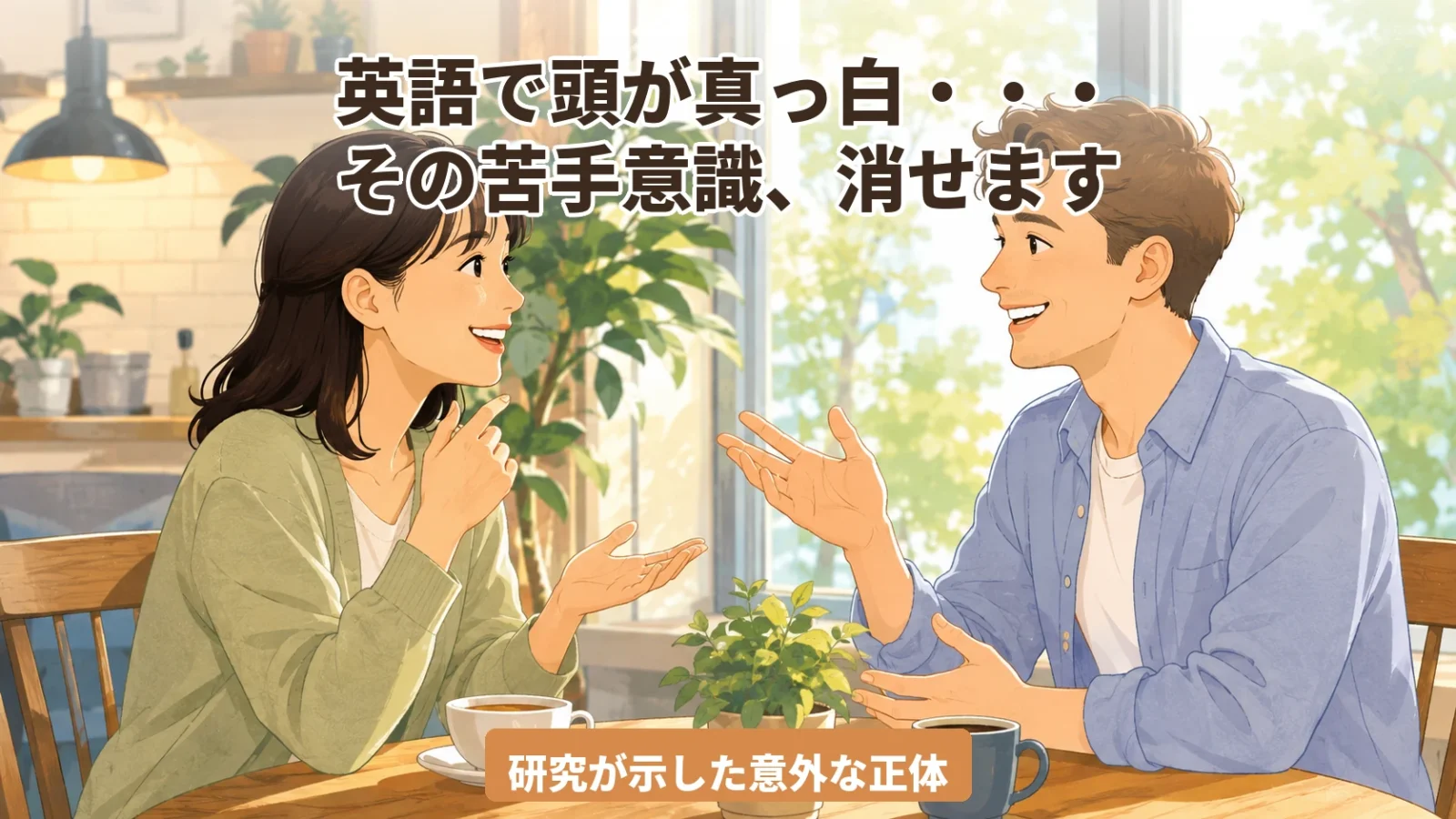 英語で頭が真っ白・・・その苦手意識、消せます｜研究が示した意外な正体
